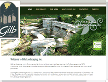Tablet Screenshot of gilblandscaping.com